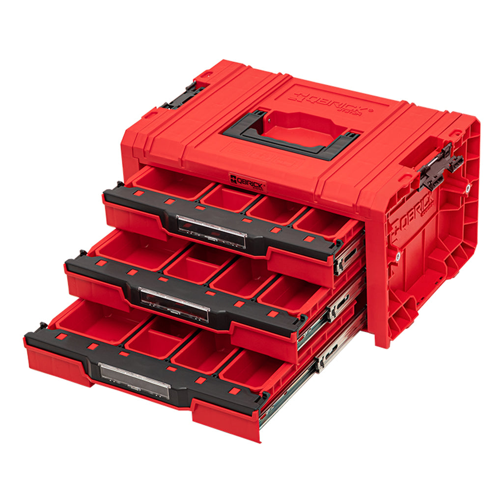 Q25750 PRO Drawer 3 Toolbox 2.0 Expert RED