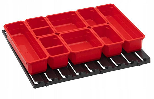 Q25588 Containers SET nr 6 (QS PRO Organizer 100 lub 200, Expert lid, QS PRO Drawer 3)